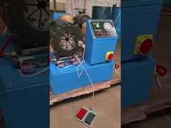 La machine de rabattement P38 de tuyau inoxydable de tuyau d'acier a tressé le sertisseur de tuyau de grande précision