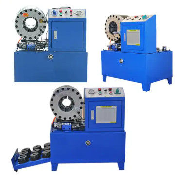 Un bon prix. Machine de rabattement de tuyau hydraulique de 3KW/4KW DX68 avec 10 ensembles de matrices en ligne