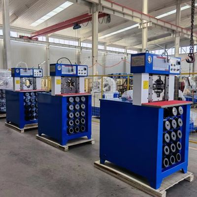 Un bon prix. Sertisseur de rabattement de tuyau d'escroquerie d'air de pouce de la machine 1/4-3 de tuyau hydraulique à C.A. en ligne