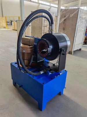 Mauvaise condition environnementale Utilisé 1-90mm Plage de crimping Machine de crimping hydraulique de tuyaux en acier dont la taille est de 950 * 750 * 1050 mm