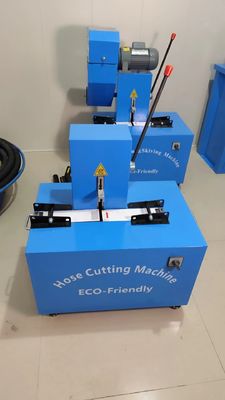 Un bon prix. Machine de coupe de tuyau en caoutchouc électrique avec 4 couches et contrôle avancé de bouton 2 pouces 6-51mm bleu en ligne