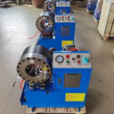 6-51mm Taille 730*480*740mm polyvalente plus courte DX68 Machine de crimpage de tuyau correspondant à 10 matrices Obtenir la certification CE