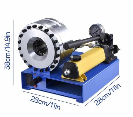 1 pouce 6-25mm 1/4 à 1 pouce Portable manuel Hydraulique tuyau de tuyau Crimping Machine Hydraulique tuyau Crimping Outil 10pcs/H