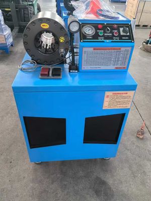 2 pouces Nouveau modèle Grande puissance 4 kW Efficacité de travail 500 pièces par heure Portable Machine de crampage de tuyau Excavateur Outil de presse de tuyau Crampon hydraulique de tuyau