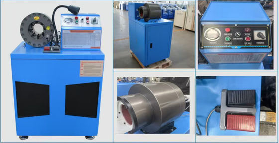 10 matrices 500 pièces à l'heure Machine de frottement de tuyau portable Hydraulique