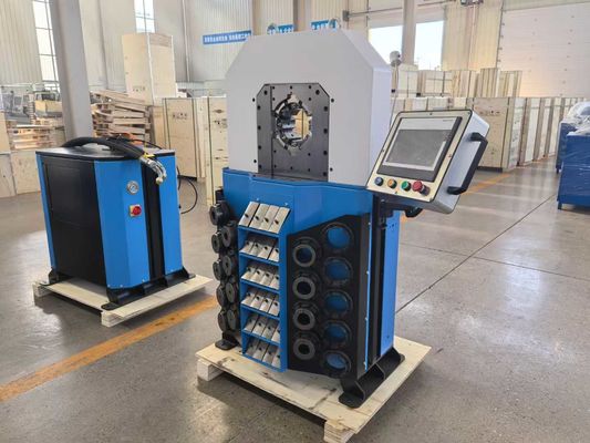Service d'OEM 0.01mm précision de tuyau Crimping Machine 4 pouces Grande capacité de la plage de crimping outil de crimping hydraulique électrique