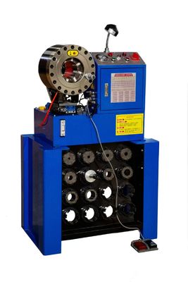 Sertisseuse de tuyaux en acier inoxydable P38, sertisseuse de tuyaux tressés, haute précision 1,5 et 2 pouces, avec râtelier et outils de moule à changement rapide / Presse hydraulique pour tuyaux