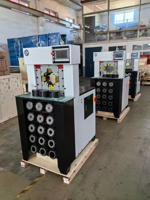 Machine à sertir les tuyaux de 3 pouces 6-76mm avec 15 matrices, haute pression, super épaisseur, couleur noire, processus de sertissage des tuyaux de climatisation / sertisseuse de tuyaux / presse à tuyaux avec une force de sertissage plus rapide de 1500T