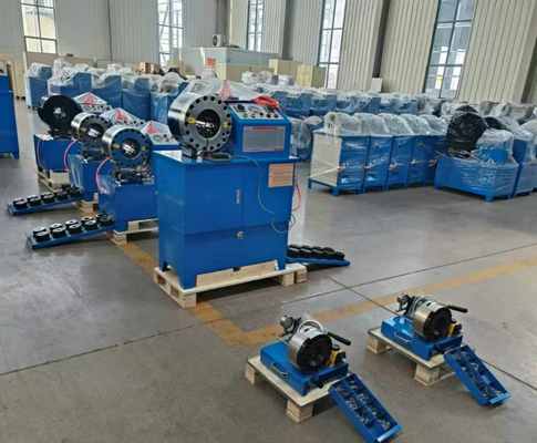 Un bon prix. 2 Inch Hydraulic Hose Crimping Machine with Double Functions and 310kgs Net Weight for Efficient Hose Processing en ligne