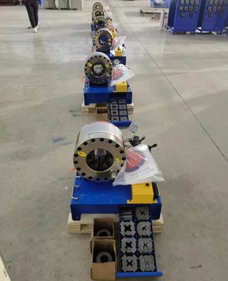 Un bon prix. 10 puissance de rabattement de la machine 51mm de presse de câble de machine de tuyau manuel de matrices grande en ligne