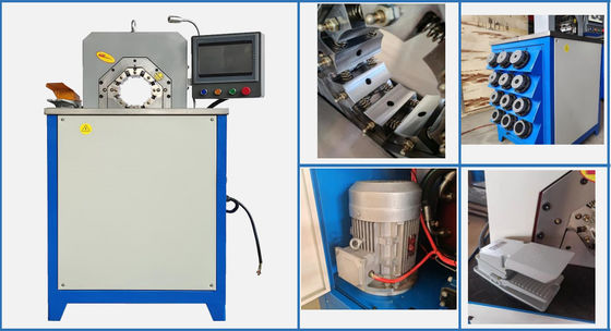 Un bon prix. CE RoHS CBK-51B de sertisseur de PLC de la presse à mouler de tuyau de 51mm 220V en ligne