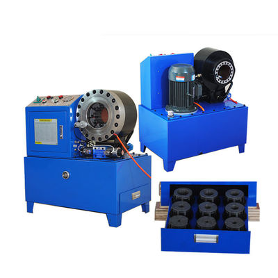 Un bon prix. La presse de rabattement de vente chaude 2.5l-10l du tuyau Dx68 hydraulique a tressé le fabricant professionnel de sertisseur de tuyau en ligne