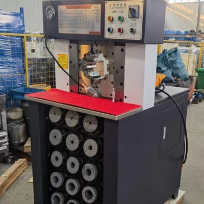 Un bon prix. Compacte et rapide machine de crimping de tuyau à courant alternatif vitesse de crimping 10-15s / temps 1000 * 800 * 1630 mm en ligne