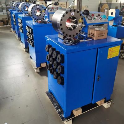 Un bon prix. 2 pouces électrique tuyau en caoutchouc Crimping Machine 600T Crimping Force en ligne