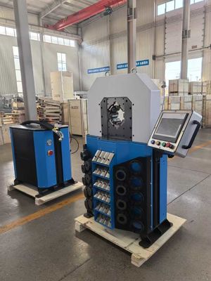 0.01mm précision de tuyau Crimping Machine 4 pouces Grande capacité de la plage de crimping électrique outil de crimping hydraulique
