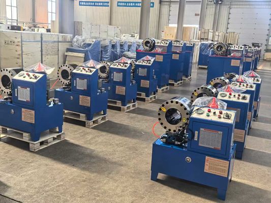 Système de commande PLC / numérique / bouton 2 pouces 10 matraques DX68 Machine de pincement de tuyau