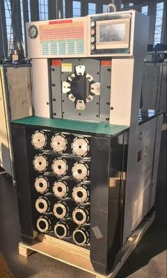 3 pouces 6-76 mm Super épaisseur Noir couleur tuyau Crimping Processus AC tuyau Crimping Machine avec retenue plus rapide force de crimping 1500T
