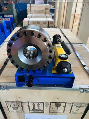 Un bon prix. 1 Inch 6-25mm Rugged Steel Blue Color With 7 Dies Weight Manual Hydraulic Hose Crimping Machine Reliable Performance en ligne