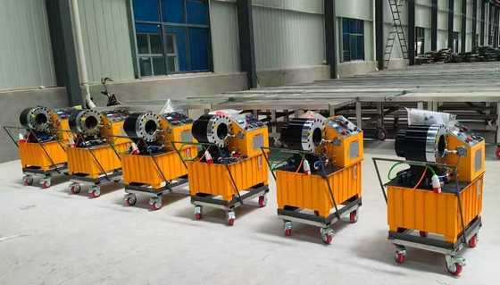 Un bon prix. Sertisseuse de flexibles hydrauliques DX68 avec plage de sertissage de 6 à 51 mm, capacité de 2 pouces et 10 matrices pour un pressage efficace des flexibles en ligne