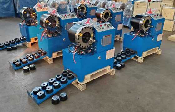 Sertisseuse de flexibles hydrauliques DX68 avec nouveau procédé de forgeage technologique, plage de sertissage de 6 à 51 mm et options de tension de 220 V/240 V/380 V/415 V