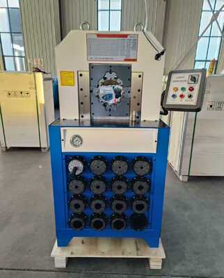 3 pouces 6-76mm bouton de commande hydraulique de la tuyauterie Crimping Machine avec 15 matrice interchangeable pour la pression de tuyauterie efficace