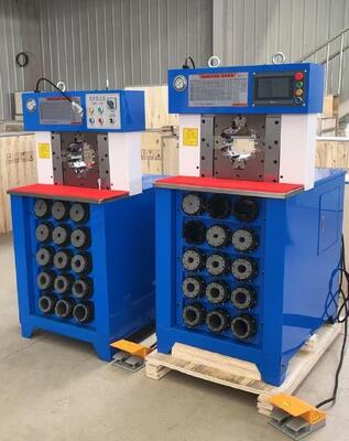 Un bon prix. Machine de sertissage de tuyaux hydrauliques à commande PLC de 3 pouces avec plage de sertissage de 6 à 76 mm et ouverture maximale de 165 mm en ligne