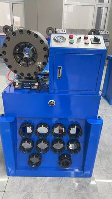 Un bon prix. Machine de sertissage de tuyaux hydrauliques 6-51 mm avec outil de changement rapide de moule et 10 matrices interchangeables pour un sertissage polyvalent en ligne