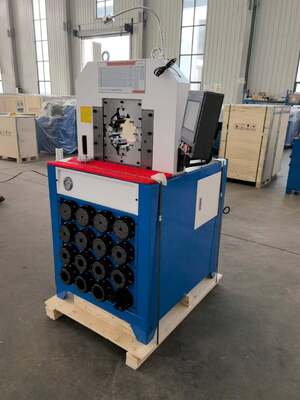 Un bon prix. 3 pouces Super épaisseur modèle 220v/380v Hydraulique tuyau Crimping Machine PLC / système de contrôle du coton 2800KN force de la pince et 6-76mm de la plage de crimping 15 est mort pour les applications hydrauliques en ligne