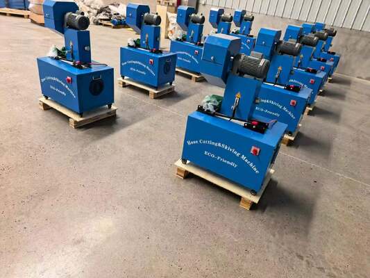 Un bon prix. Machine électrique de coupe et de parage de tuyaux de 2 pouces de couleur bleue de 6 à 51 mm avec dispositifs de protection, tension 220 V/380 V et 10 matrices interchangeables, deux fonctions en une seule machine online
