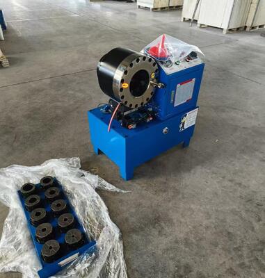 Un bon prix. 2 pouces DX68 modèle couleur bleue électrique hydraulique tuyau machine de crimping gamme de crimping standard de 6 mm à 51 mm tension différente 10 Die précision et 200 pièces par heure d'efficacité online