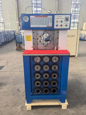 Un bon prix. Machine de sertissage de tuyaux hydrauliques modèle super mince de 3 pouces, couleur noir et bleu, avec une plage de sertissage de 6-76 mm, une ouverture maximale de 165 mm et 15 matrices, tension 220v/380v online